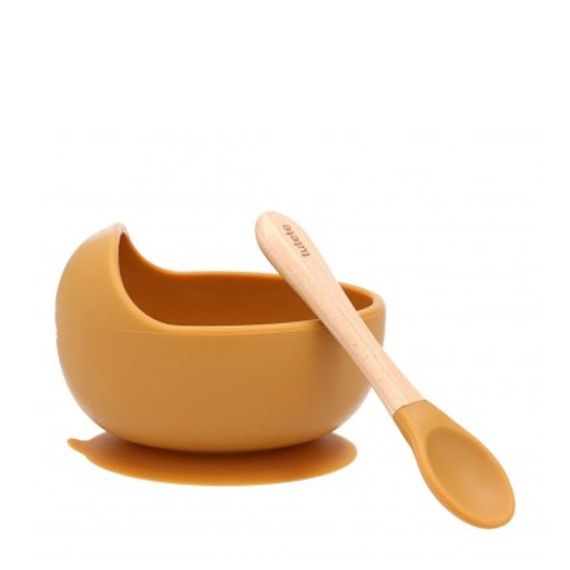 Saro Set de Alimentao Wave Mostarda
