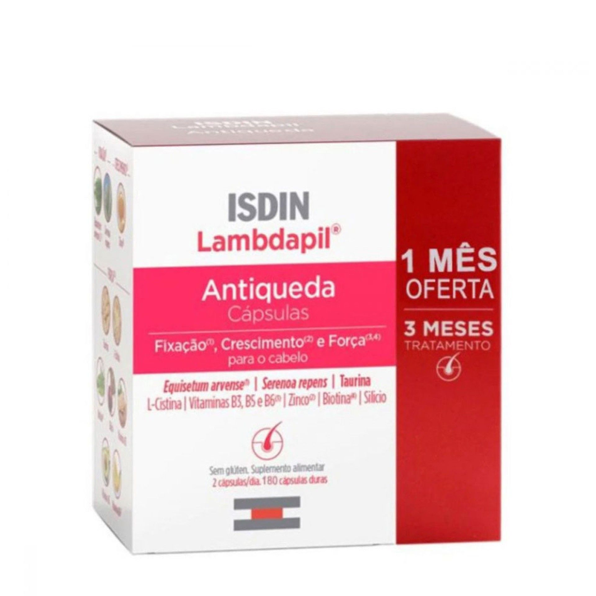 Isdin Lambdapil Antiqueda 180 Cápsulas OFERTA 1 mês