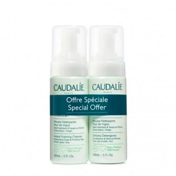 Caudalie Vinoclean Espuma de Limpeza Fleur de Vigne DUO