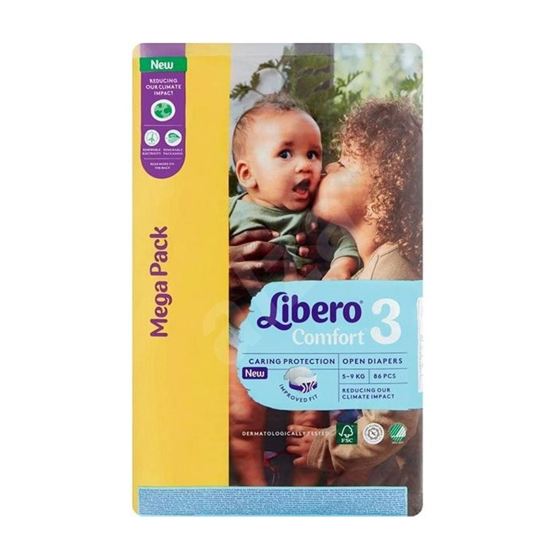 Libero Comfort Fraldas Tamanho 3 Mega Pack 84 un