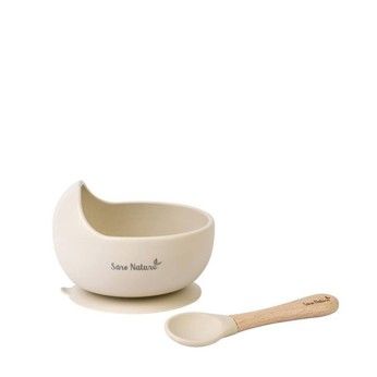 Saro Set de Alimentao Wave Bege