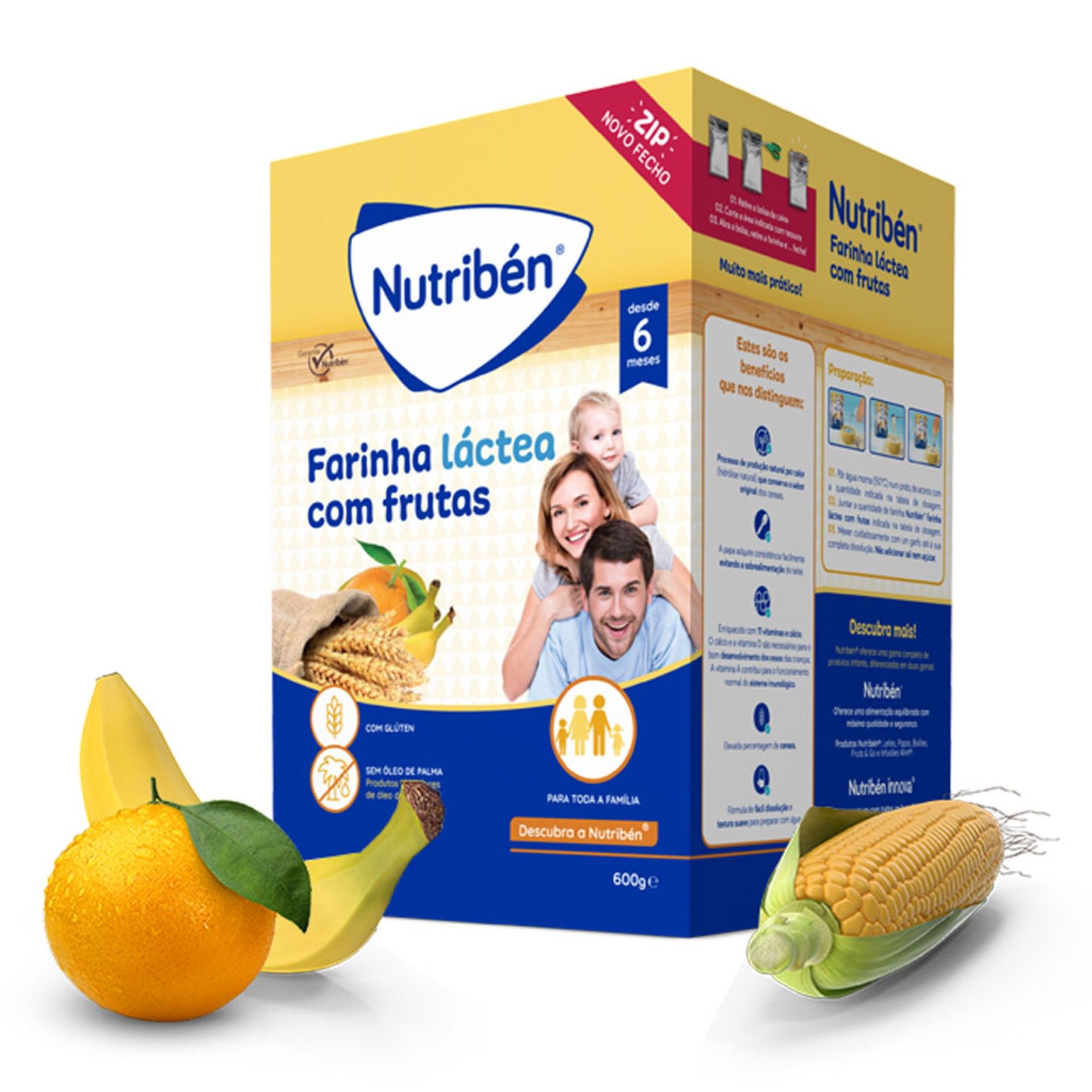 Nutribén Farinha Láctea com Frutas
