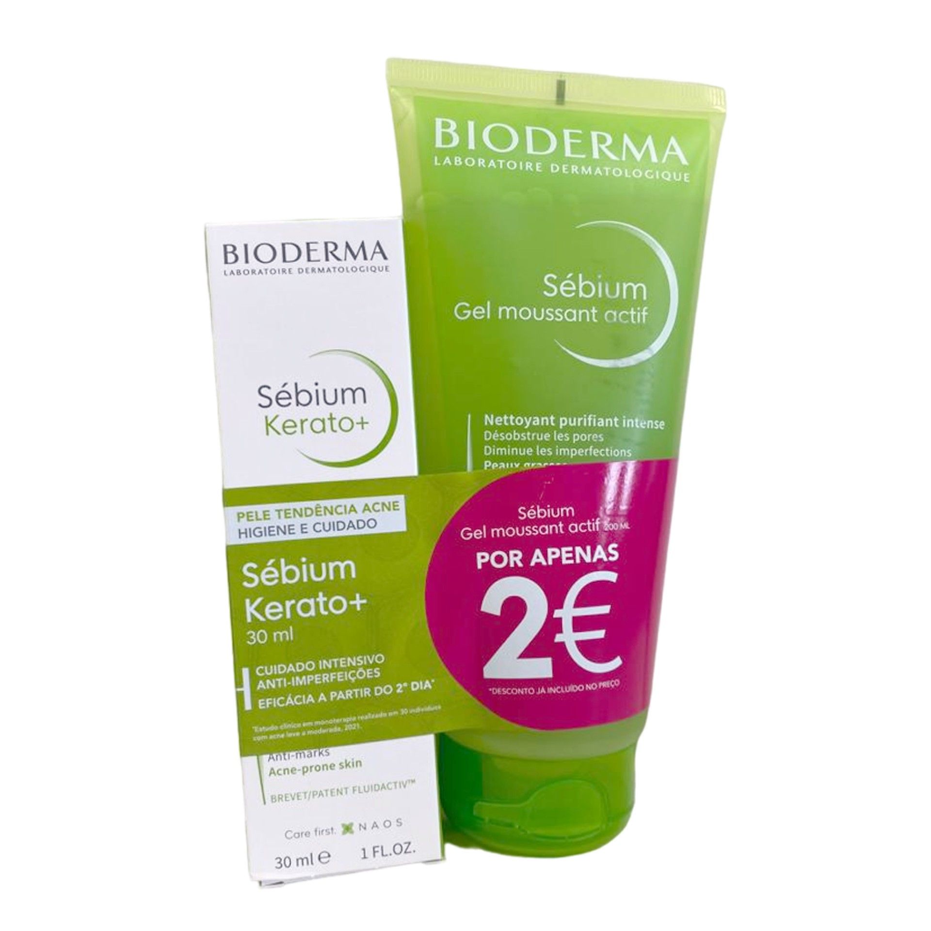 Bioderma Sébium Kerato+ OFERTA +2€ Sébium Gel Moussant Actif