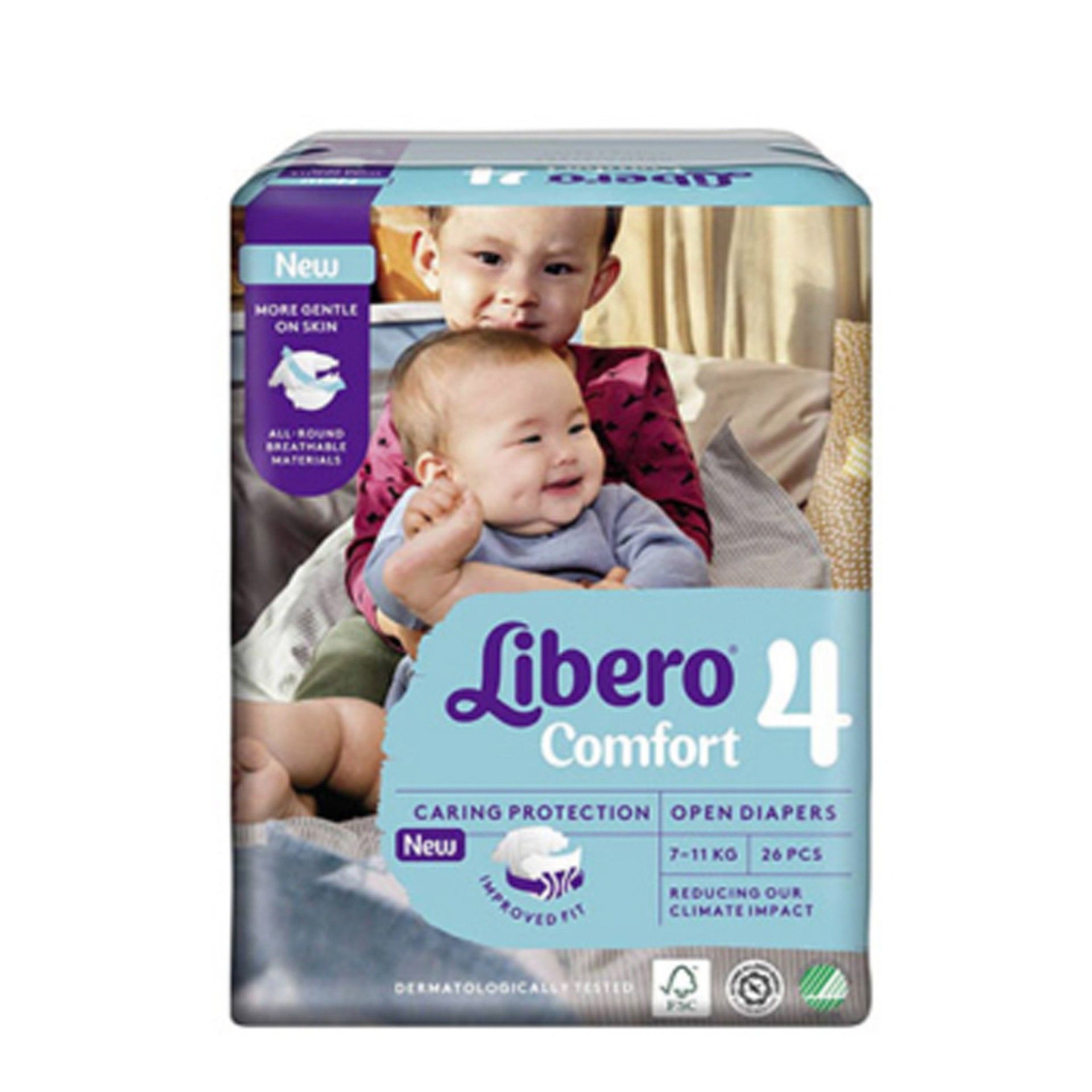 Libero Comfort Fraldas Tamanho 4 26 un