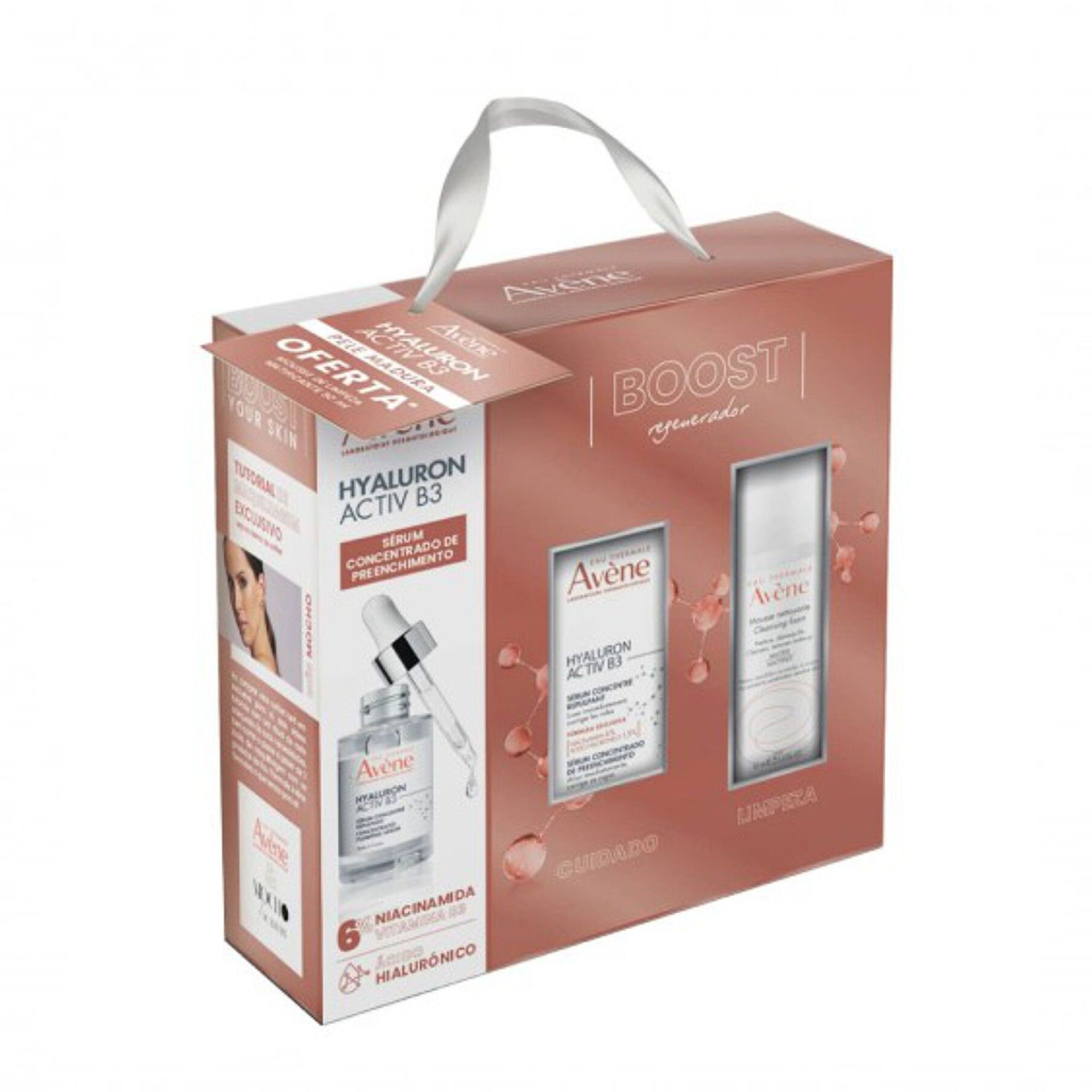 Avène Hyaluron Activ B3 Sérum OFERTA Mousse Limpeza Matificante