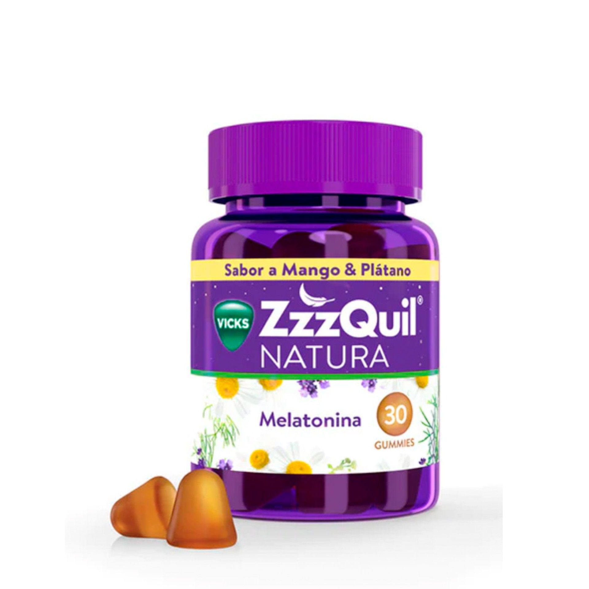 Vicks ZzzQuil Natura Gomas Banana e Manga