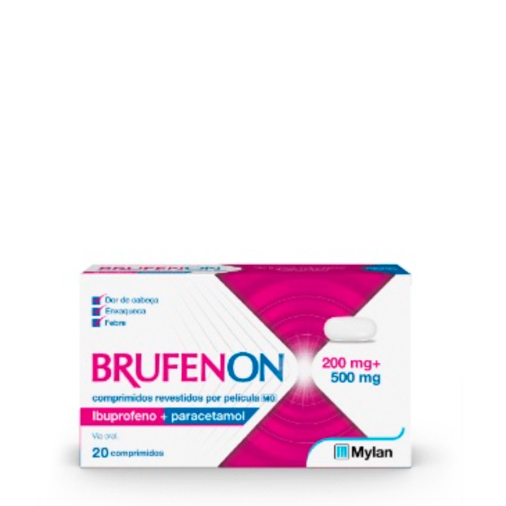 Brufenon 200 + 500 mg 20 comprimidos