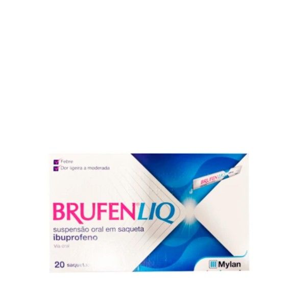 Brufen Liq 200 mg/10 ml Suspensão Oral 20 Saquetas