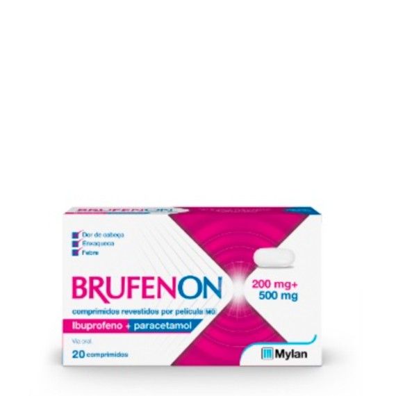 Brufenon 200 + 500 mg 20 comprimidos