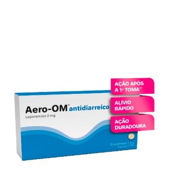 Aero-OM Antidiarreico 12 comprimidos
