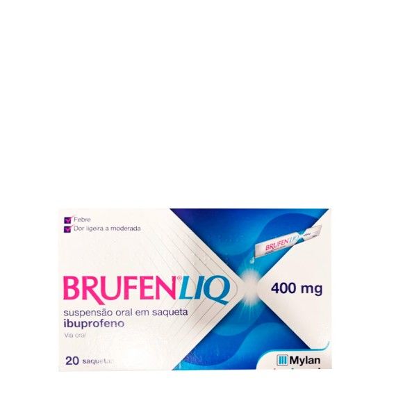 Brufen 400 mg/10 ml Suspensão Oral 20 Saquetas