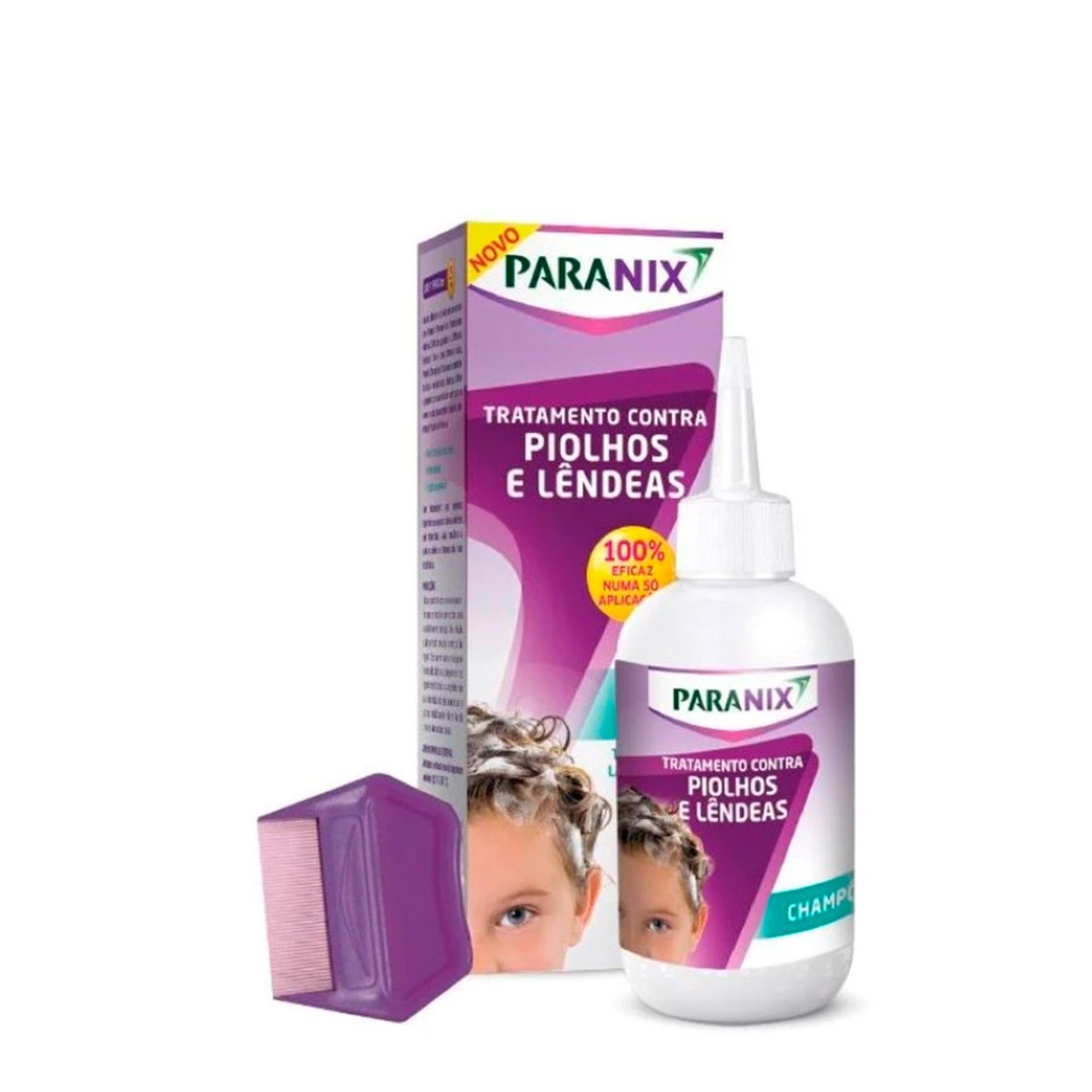 Paranix Champô Tratamento Piolhos com Pente