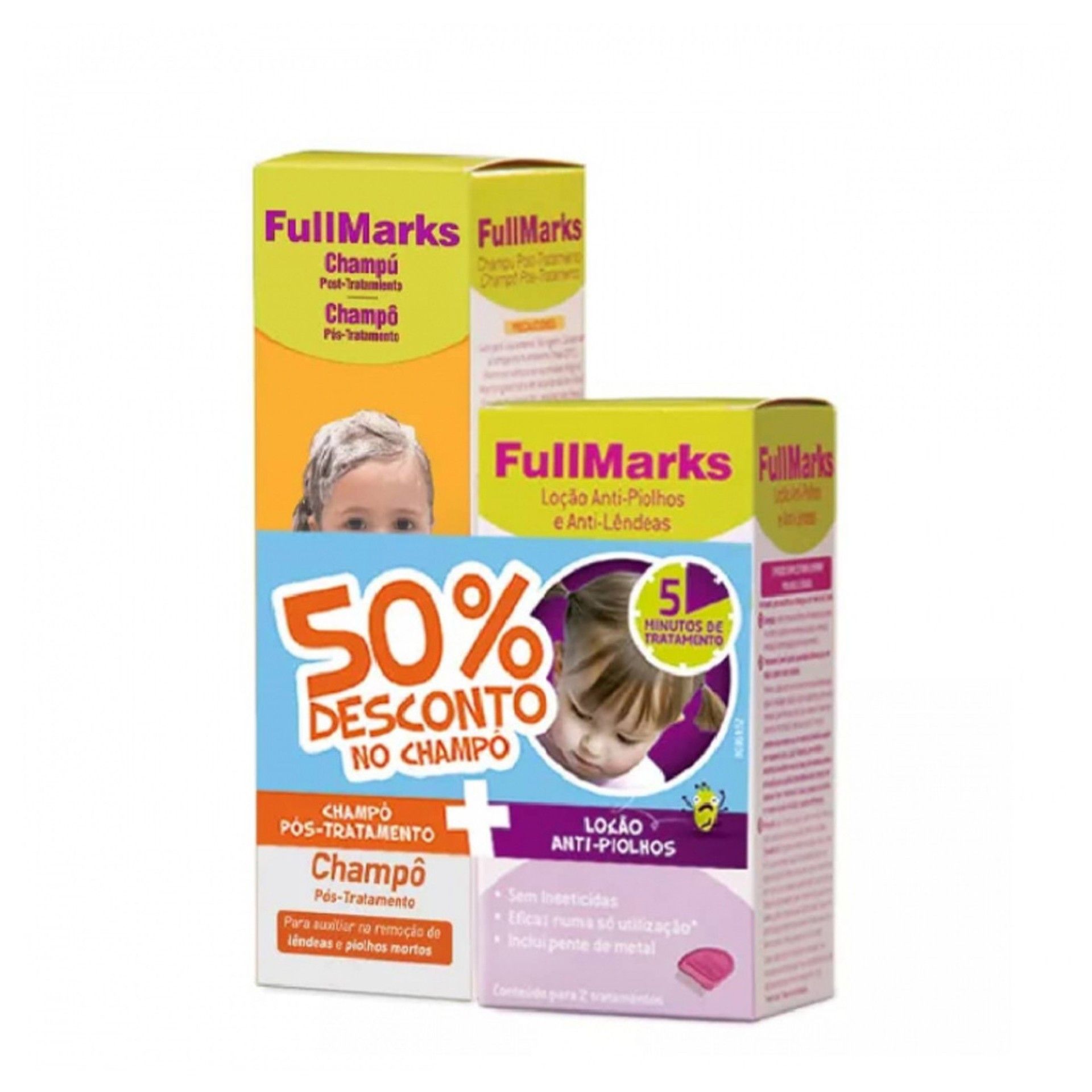 Fullmarks Loção + desconto 50% Champô Pós-Tratamento