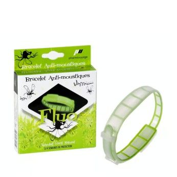 Bracelete Anti-Mosquito Fluorescente Verde