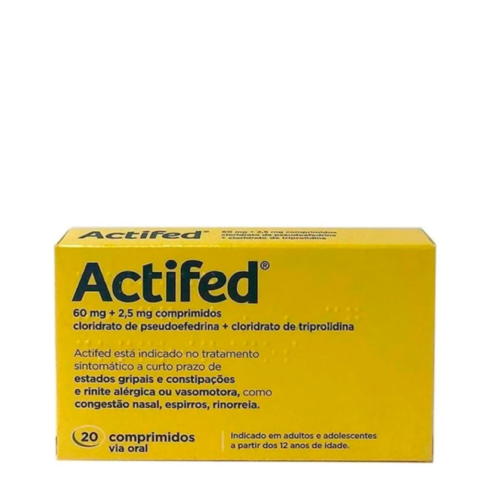Actifed 20 comprimidos