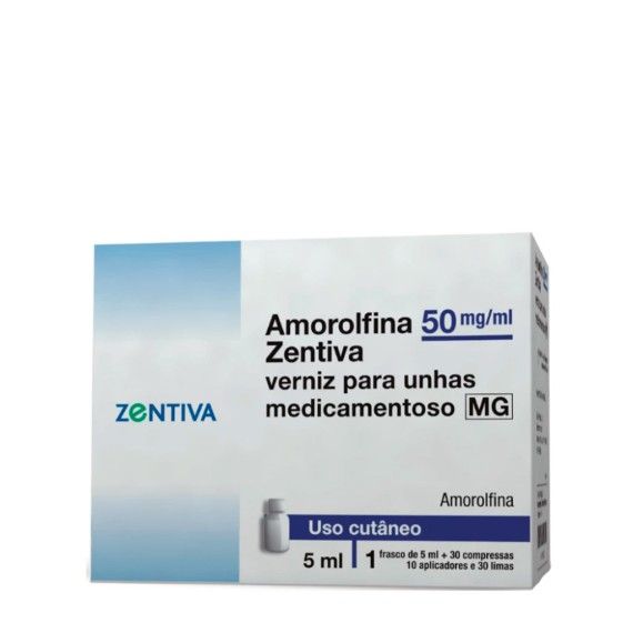 Amorolfina Zentiva 50mg/ml Verniz para as Unhas Medicamentoso