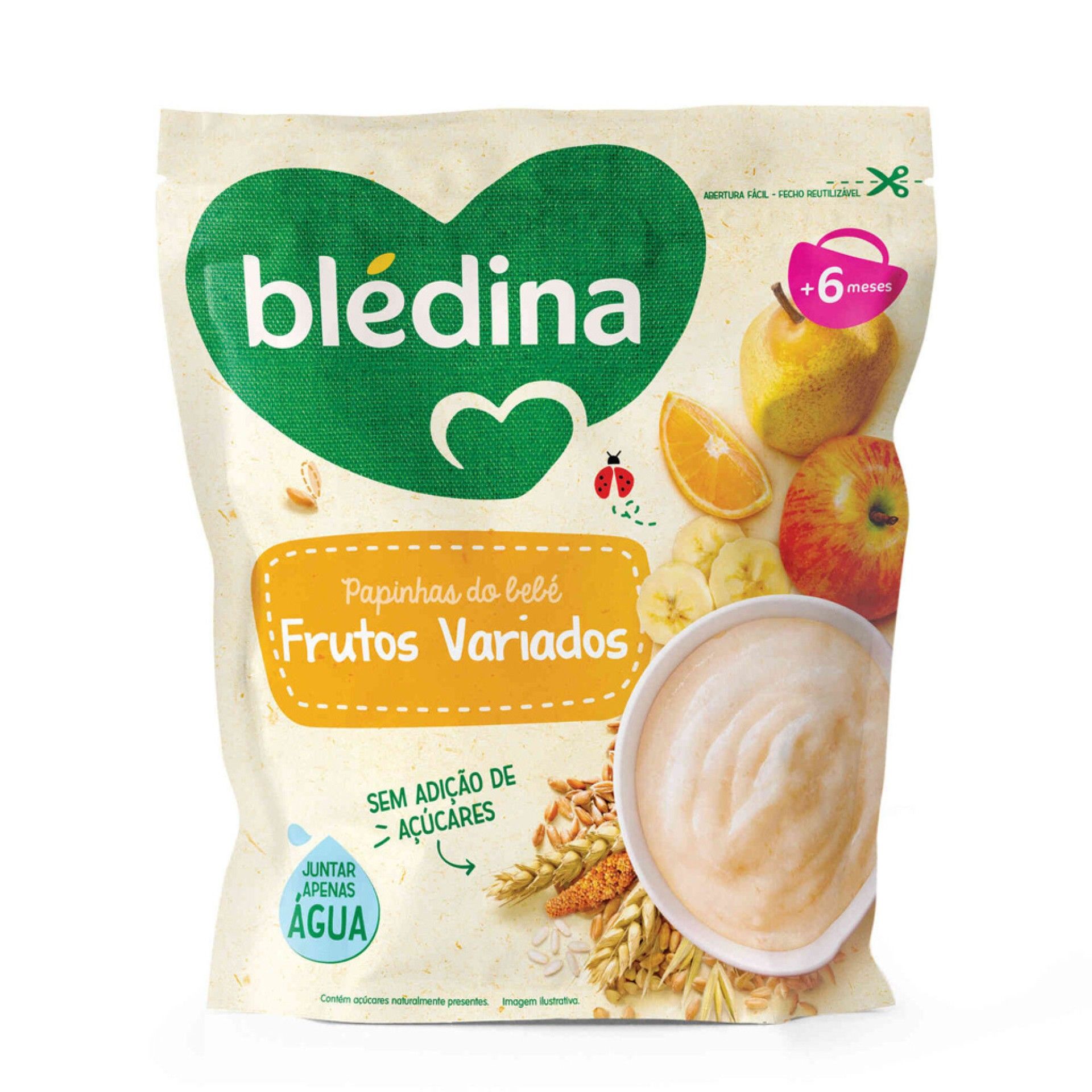 Blédina Papinhas do Bebé Frutos Variados +6m