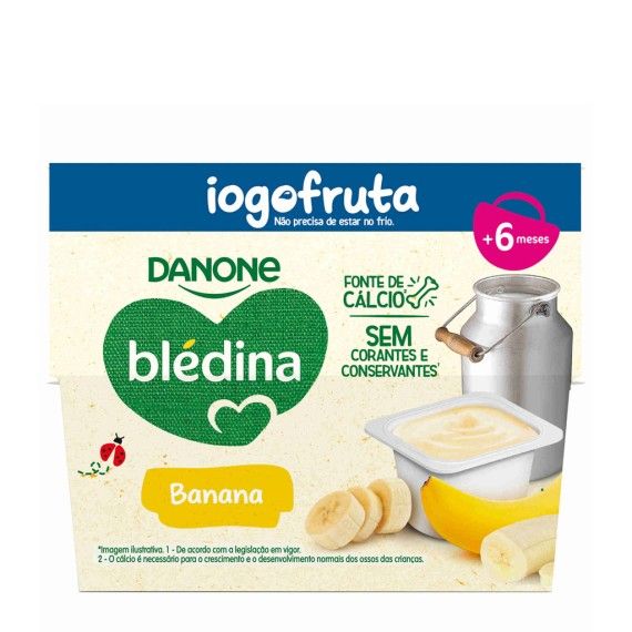 Blédina Iogofruta Banana 4 x 95 g +6m