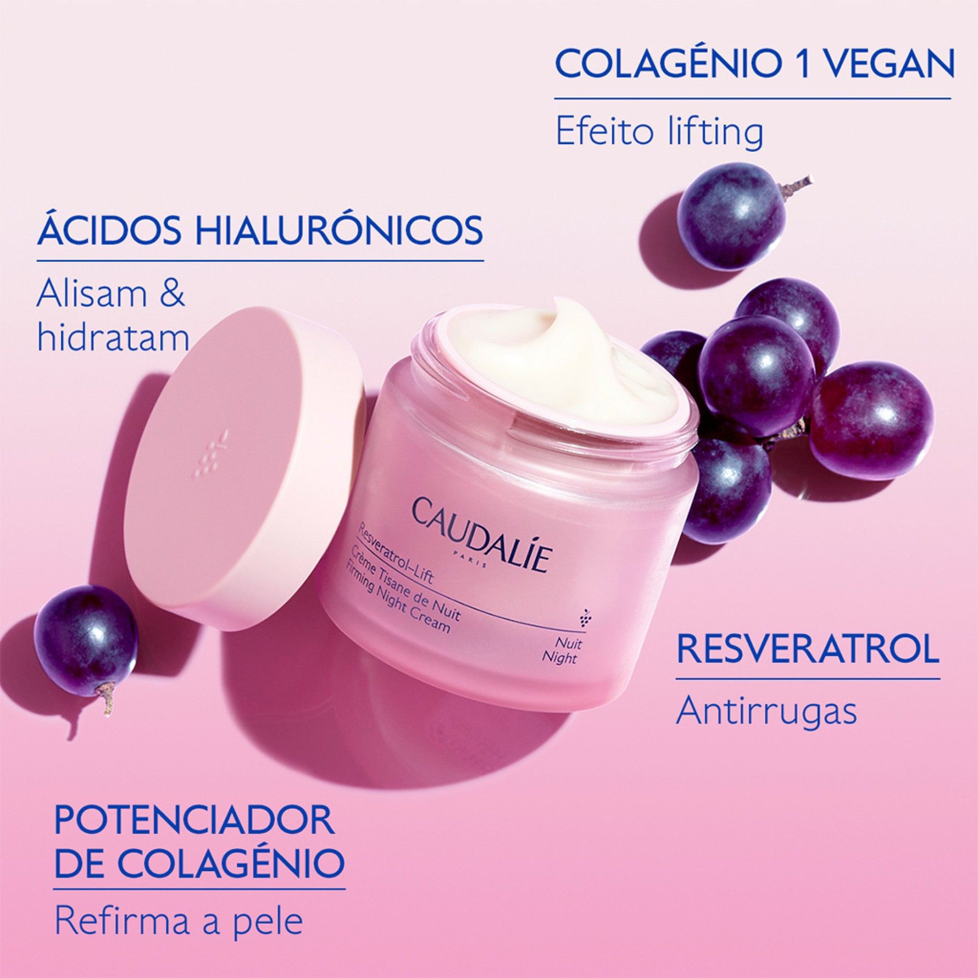 Caudalie Resveratrol-Lift Creme Tisana de Noite Recarga