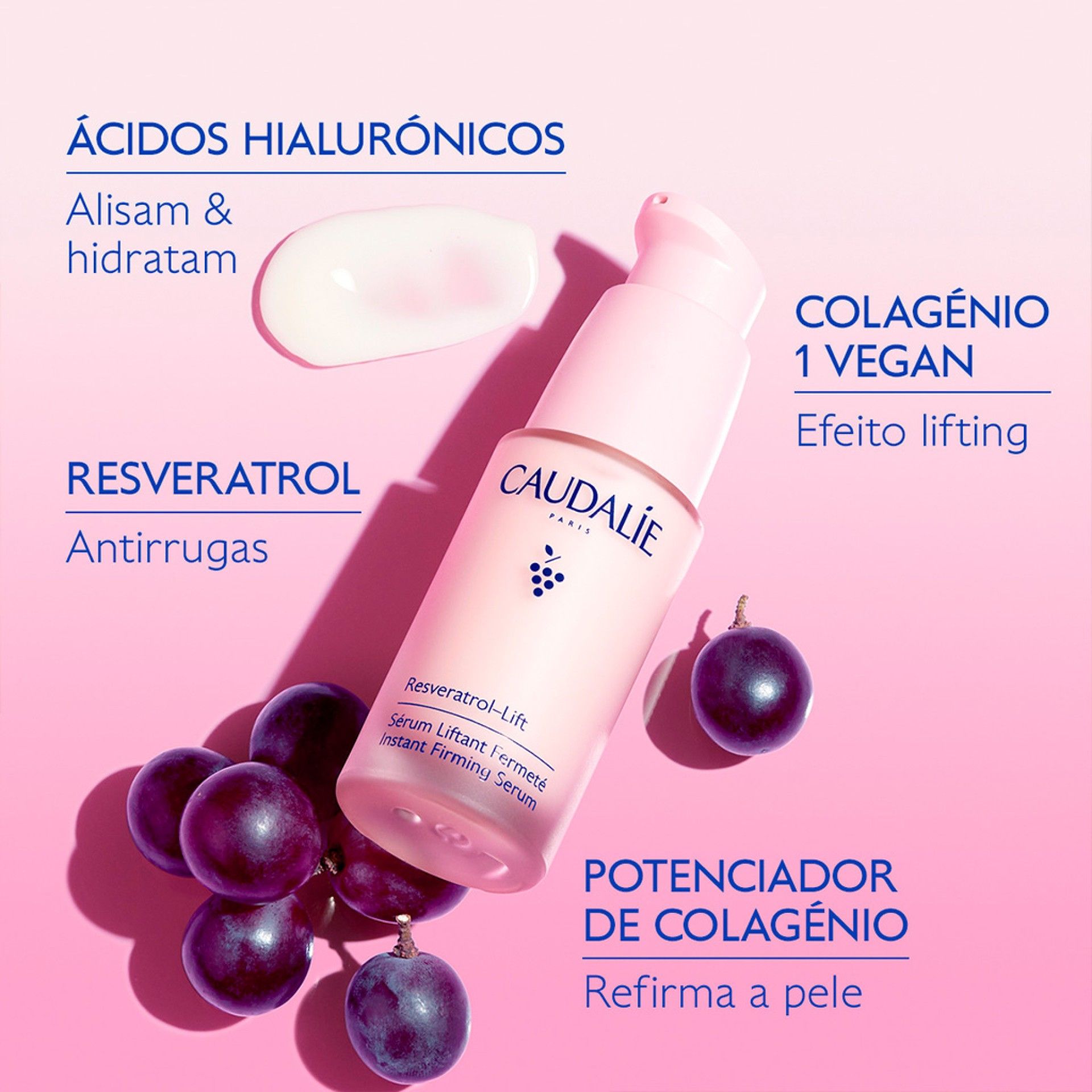 Caudalie Resveratrol-Lift Sérum Efeito Lifting Firmeza
