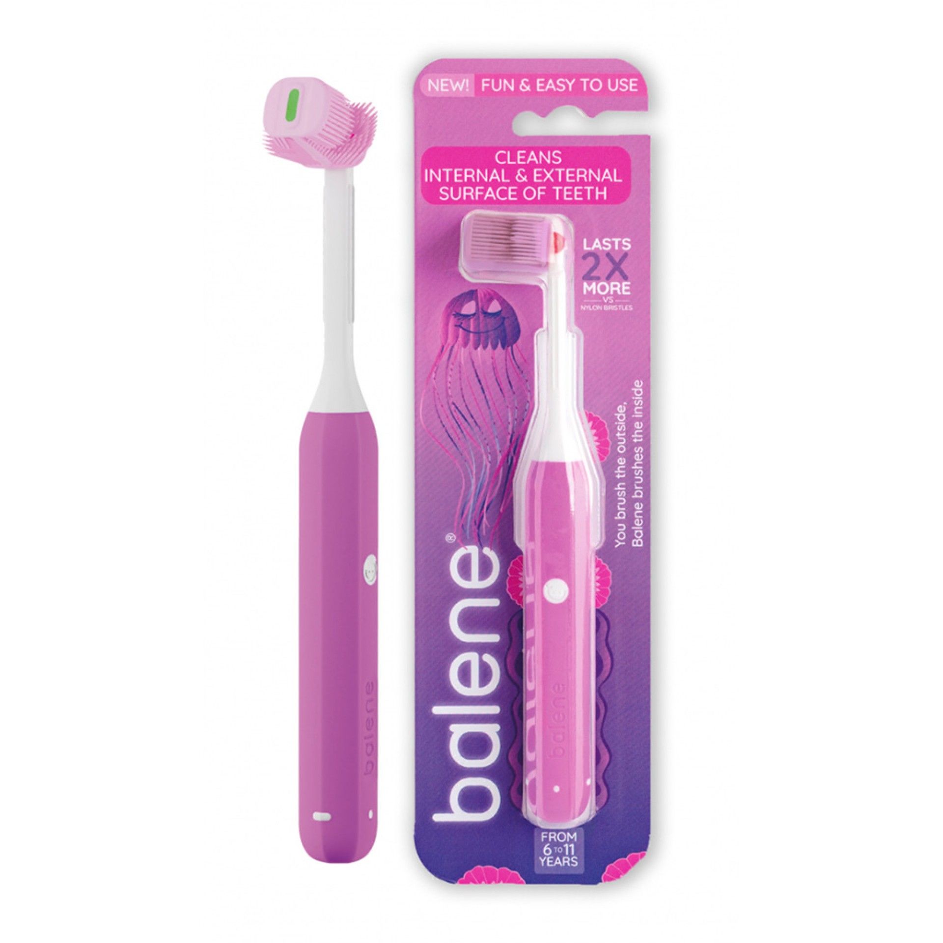 Escova Dentes Kids Violeta 6-11 anos