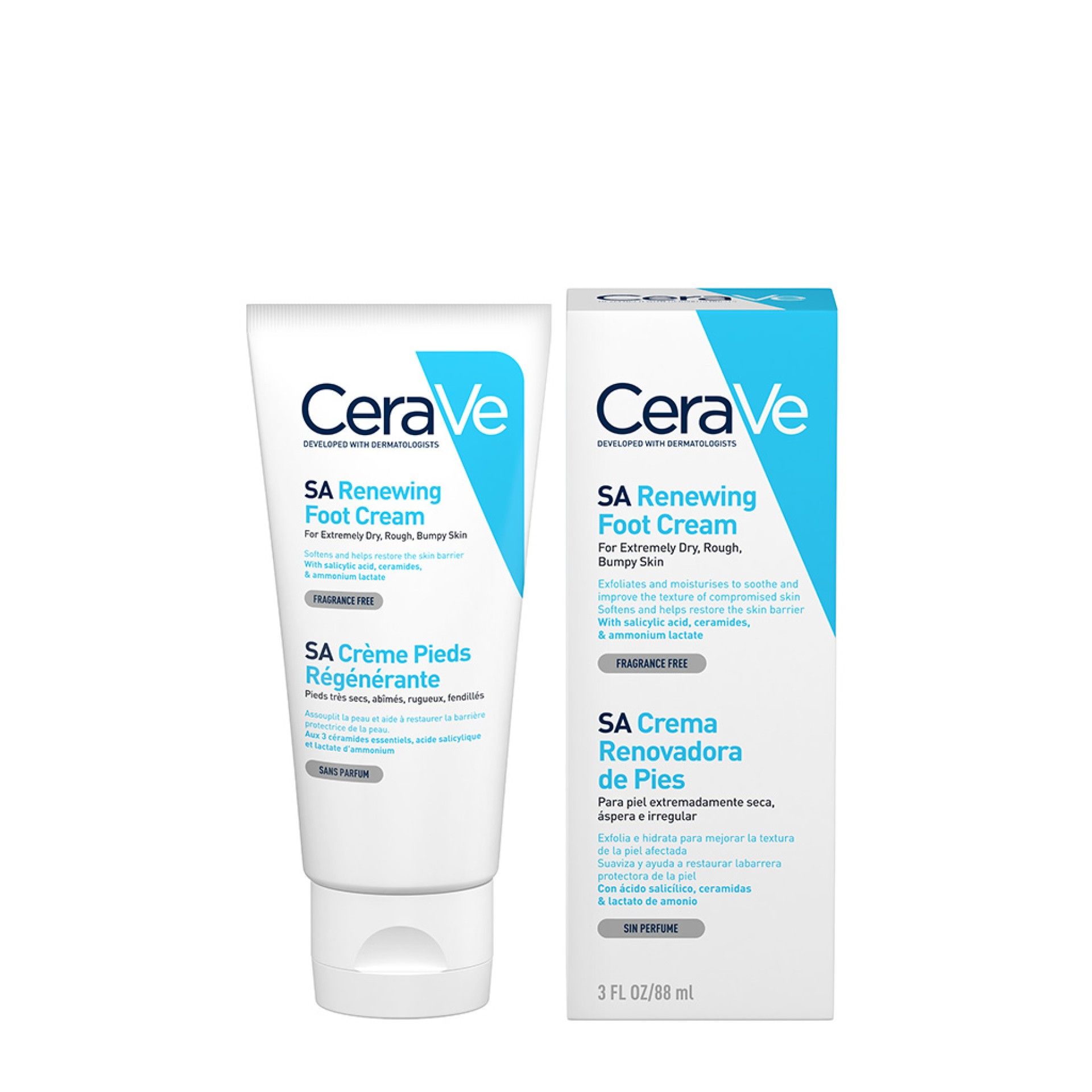 CeraVe Creme Renovador de Pés SA Smoothing