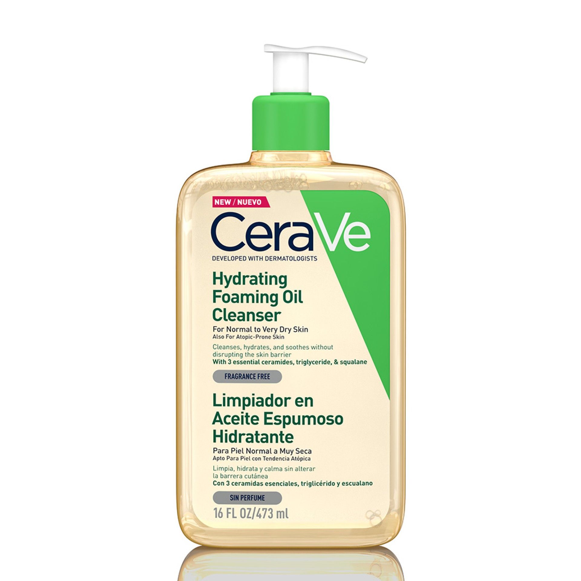 CeraVe Óleo-Espuma de Limpeza Hidratante