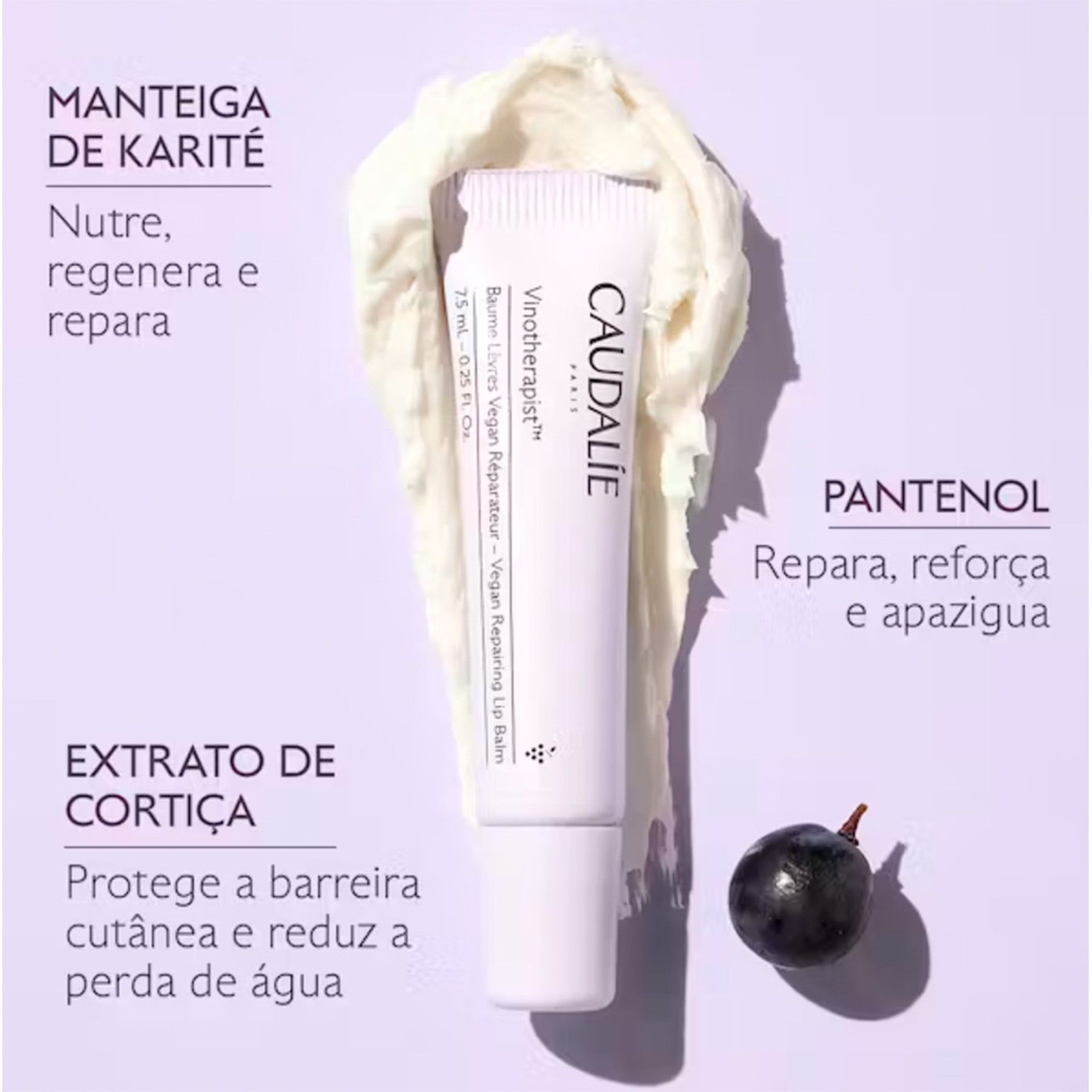 Caudalie Vinotherapist Bálsamo de Lábios Vegan Reparador