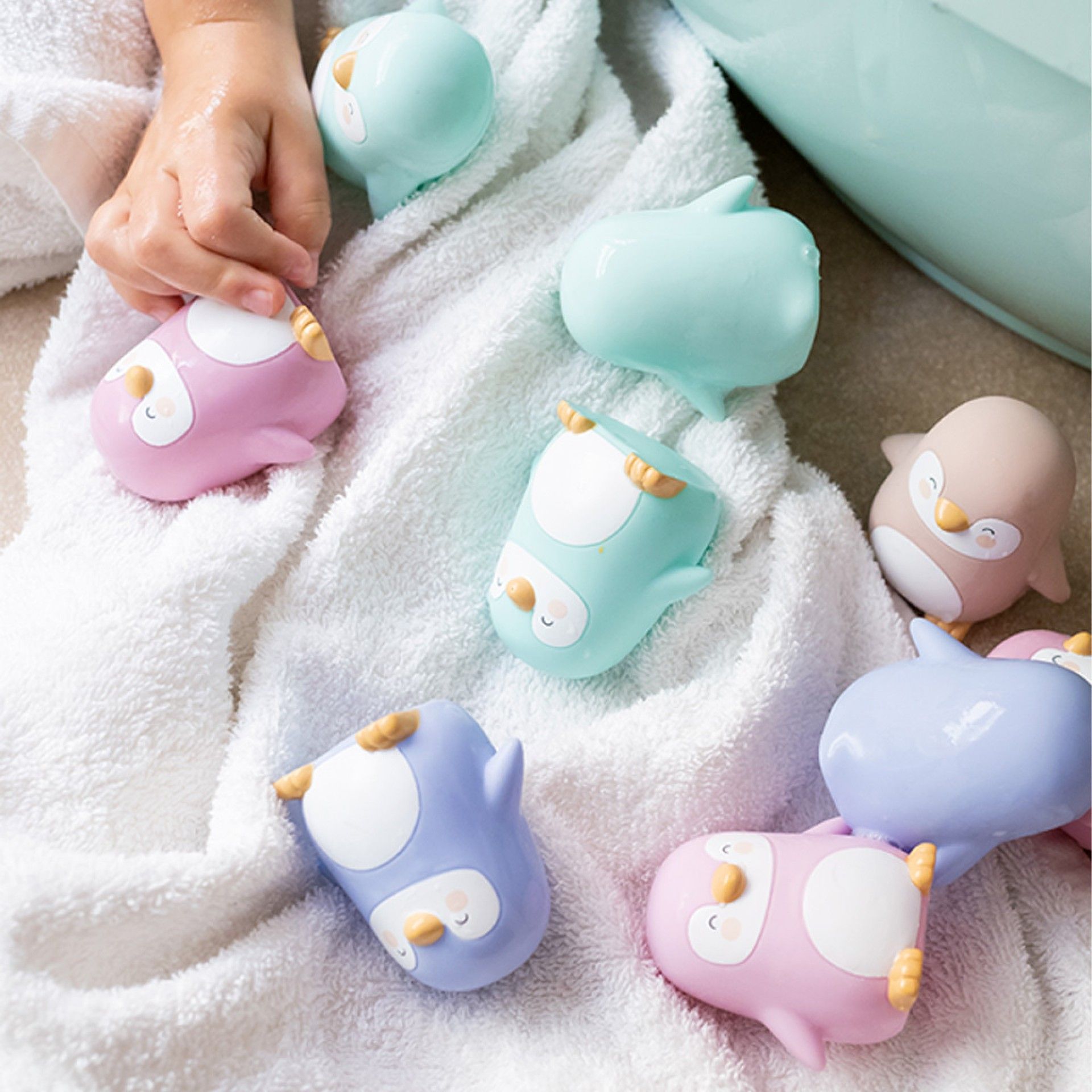 Saro Brinquedos Banho Pinguins Party