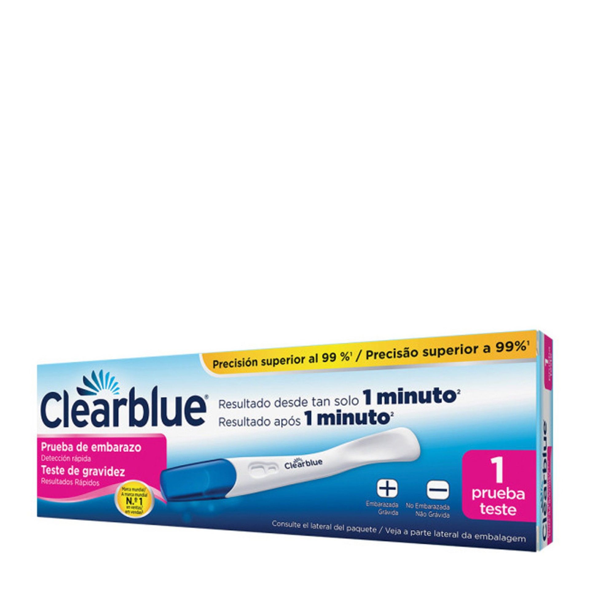 Clearblue Teste de Gravidez 1 Minuto