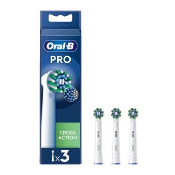 Oral-B Cross Action 3 Recargas Escova Elétrica