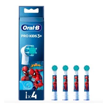 Oral-B PRO Kids3+ Spider-Man 4 Recargas Escova Elétrica