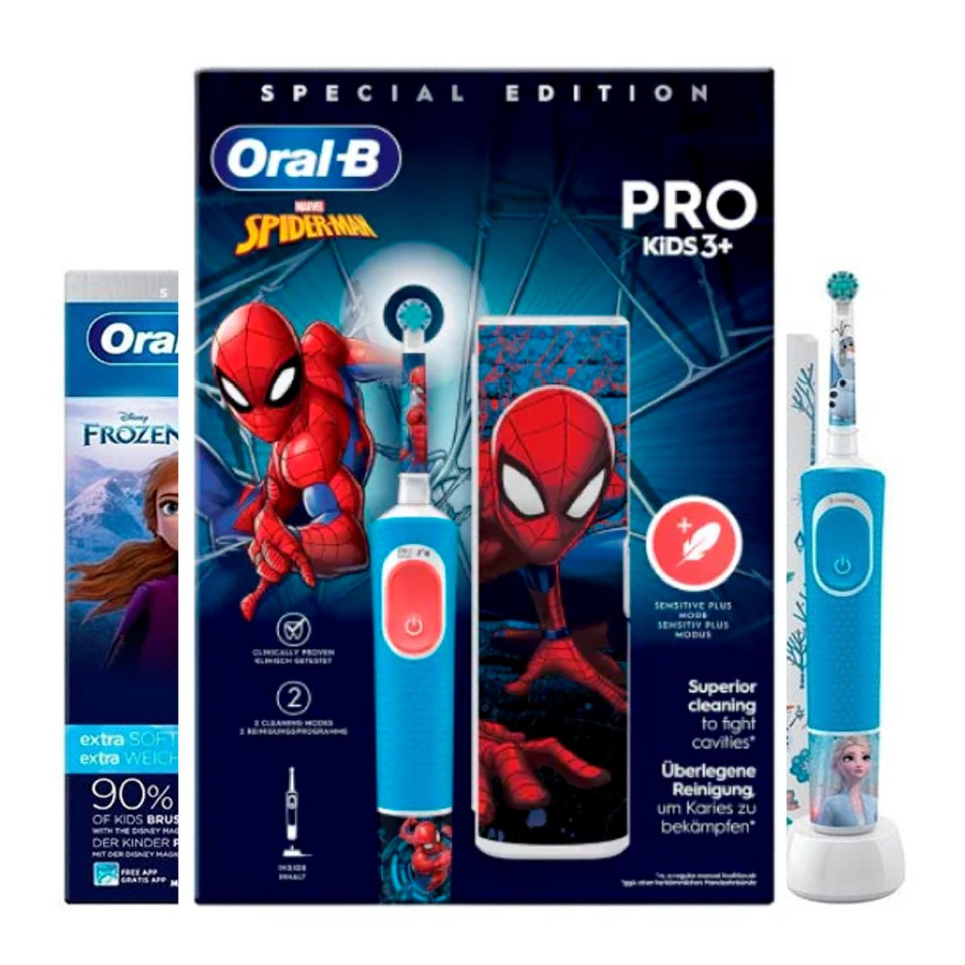 Oral-B PRO Kids3+ Spider-Man Escova Elétrica Edição Especial