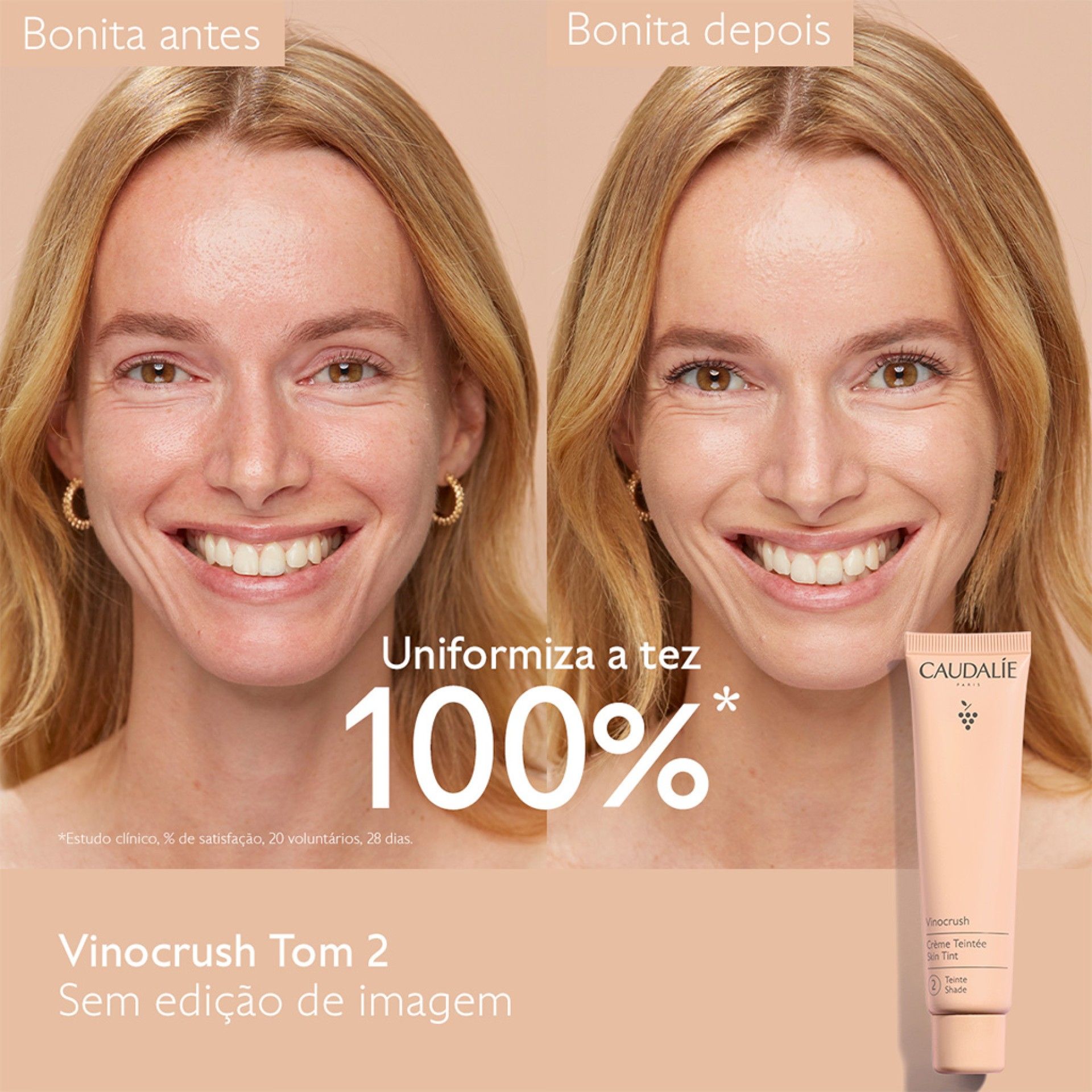 Caudalie Vinocrush Creme com Cor