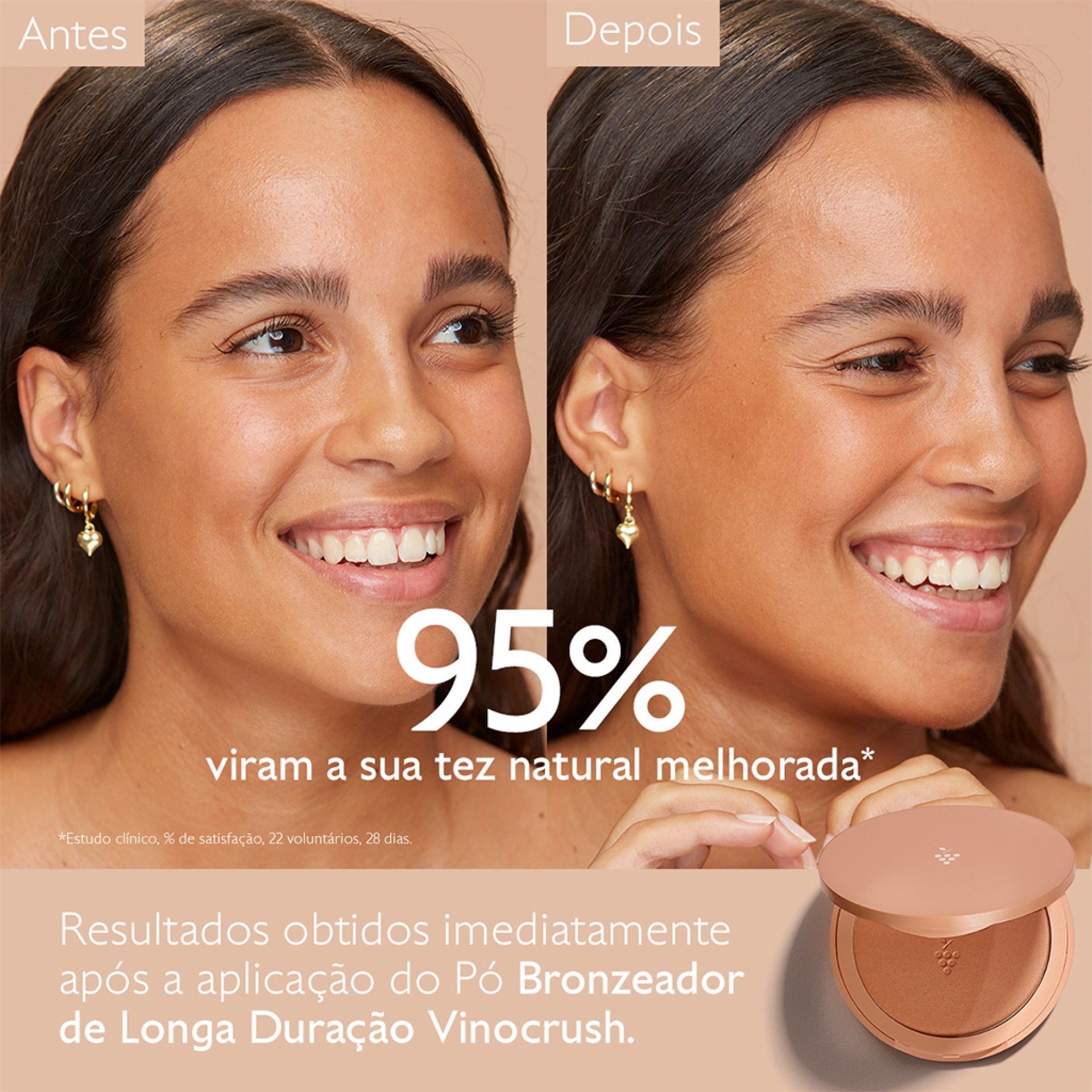 Caudalie Vinocrush Pó Bronzeador Longa Duração