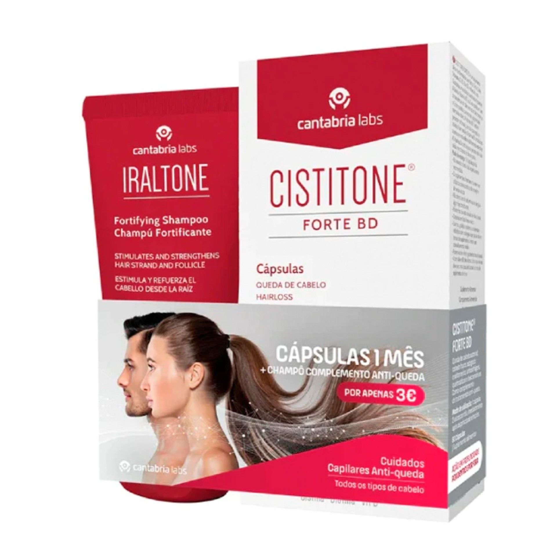 Cistitone Forte BD Cápsulas + Iraltone Champô Fortificante
