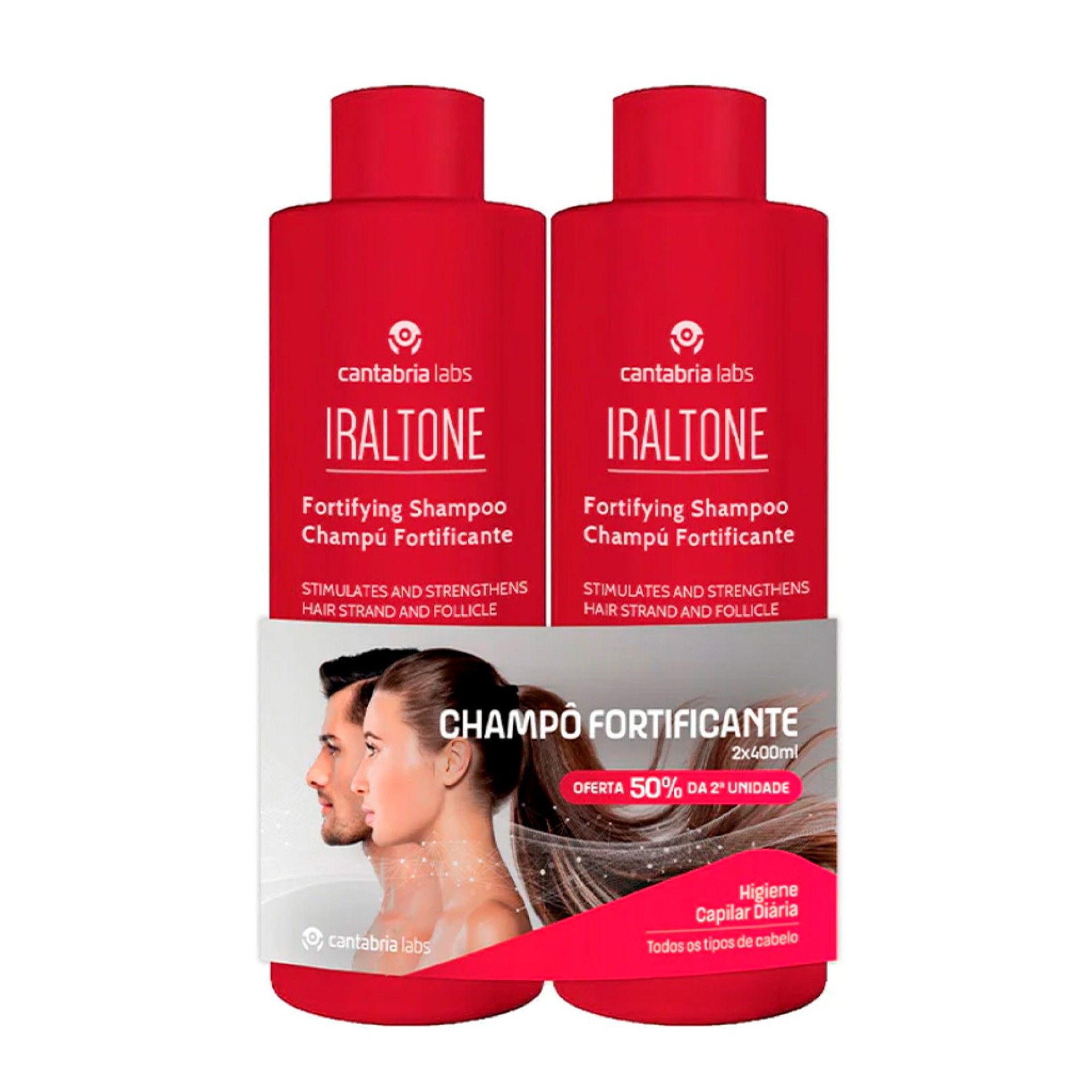 Iraltone Champô Fortificante OFERTA 50% na 2ª un