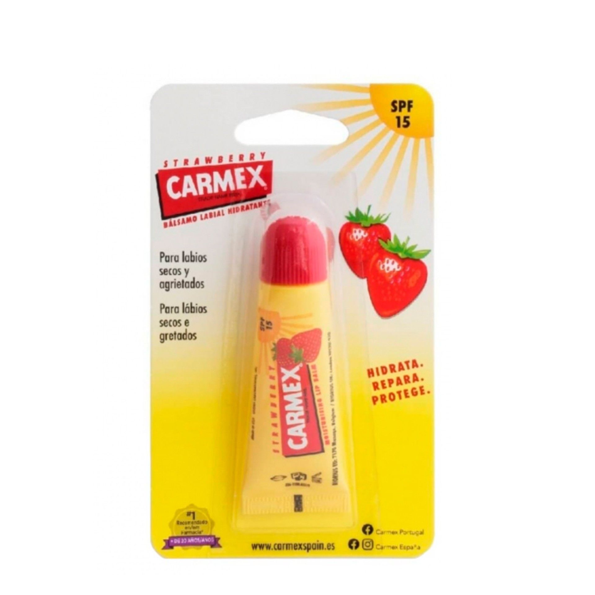 Carmex Bálsamo Labial de Morango SPF15