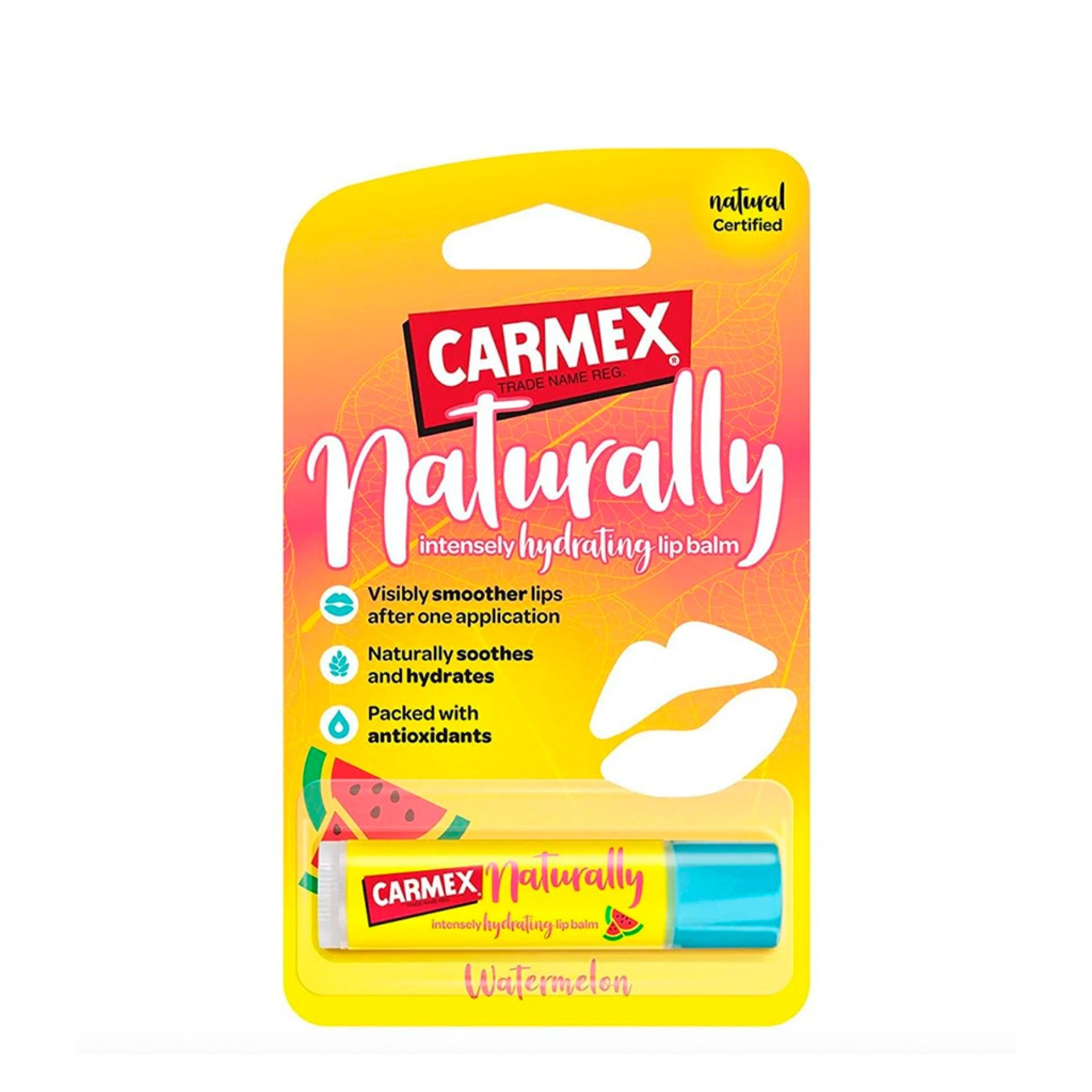 Carmex Naturally Stick Hidratante Labial Melância