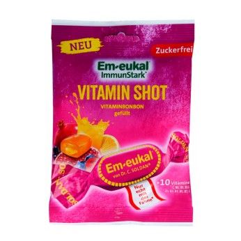 Em-Eukal Rebuçados Vitamin Shot sem Açúcar