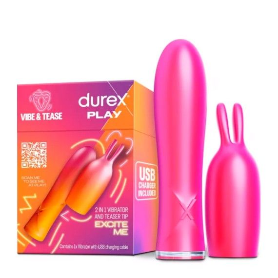 Durex Play Vibe&Tease Vibrador 2 em 1
