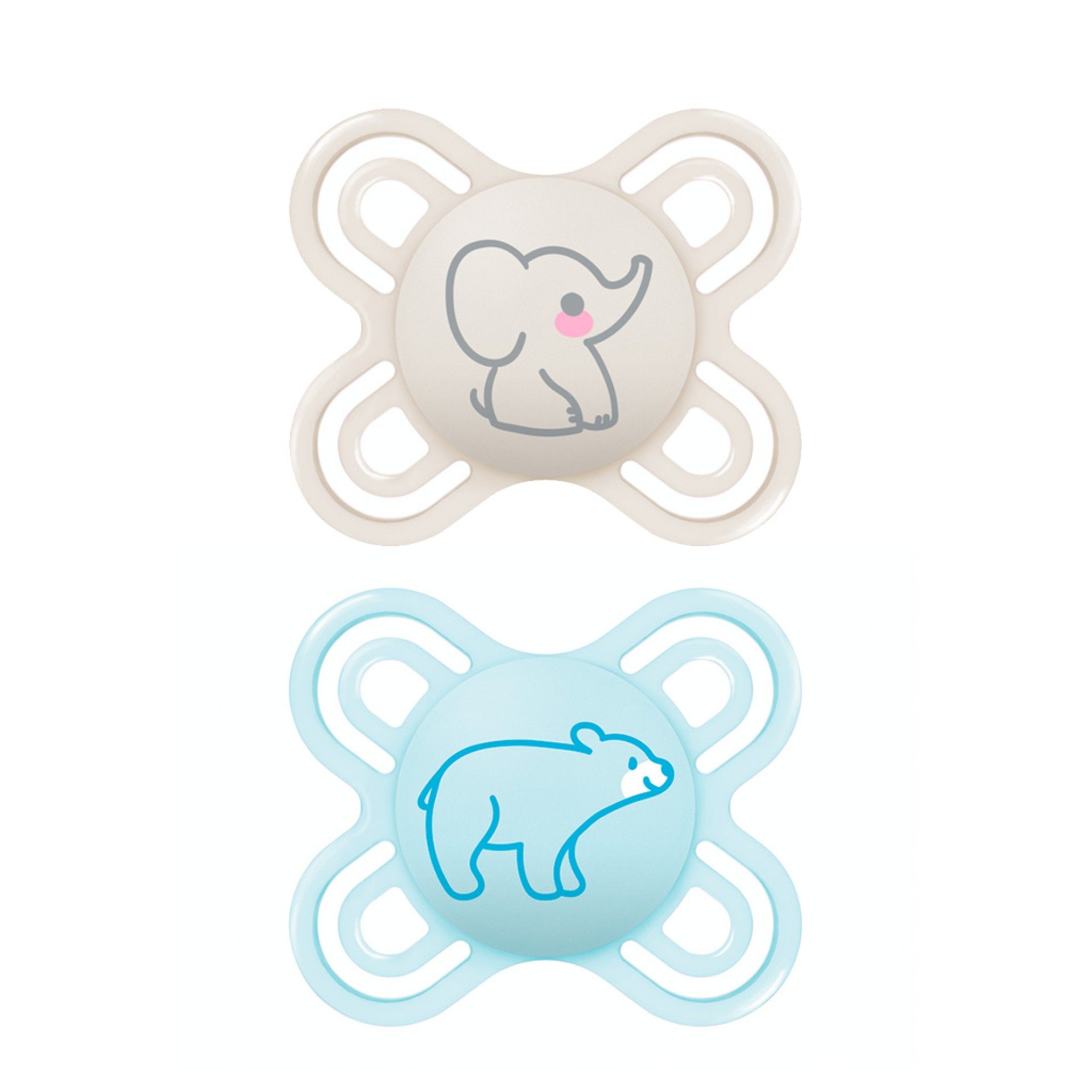 MAM Perfect Start Chupeta Silicone Azul 0-2m 2un