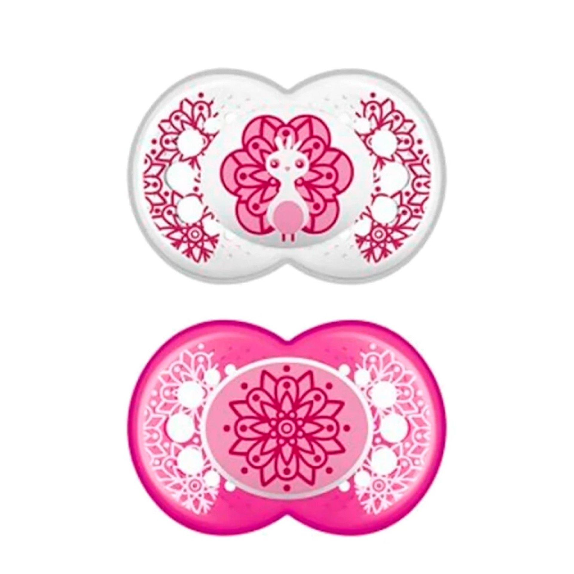 MAM Original Chupeta Latex Rosa 6m+ 2un