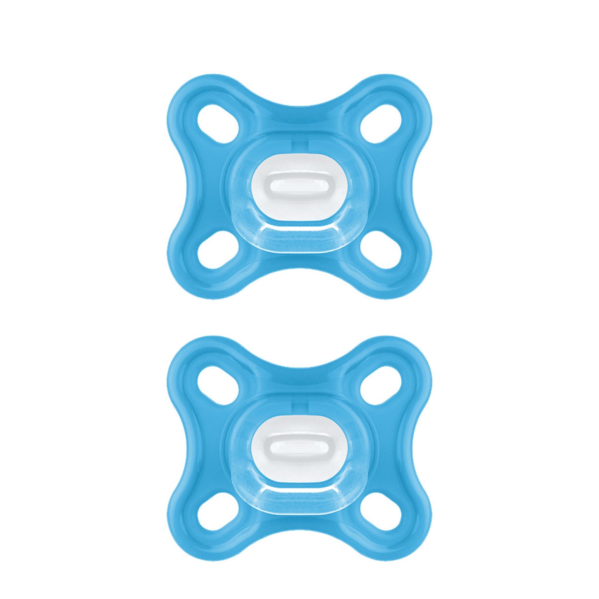 MAM Comfort Chupeta Silicone Azul 0m+ 2un