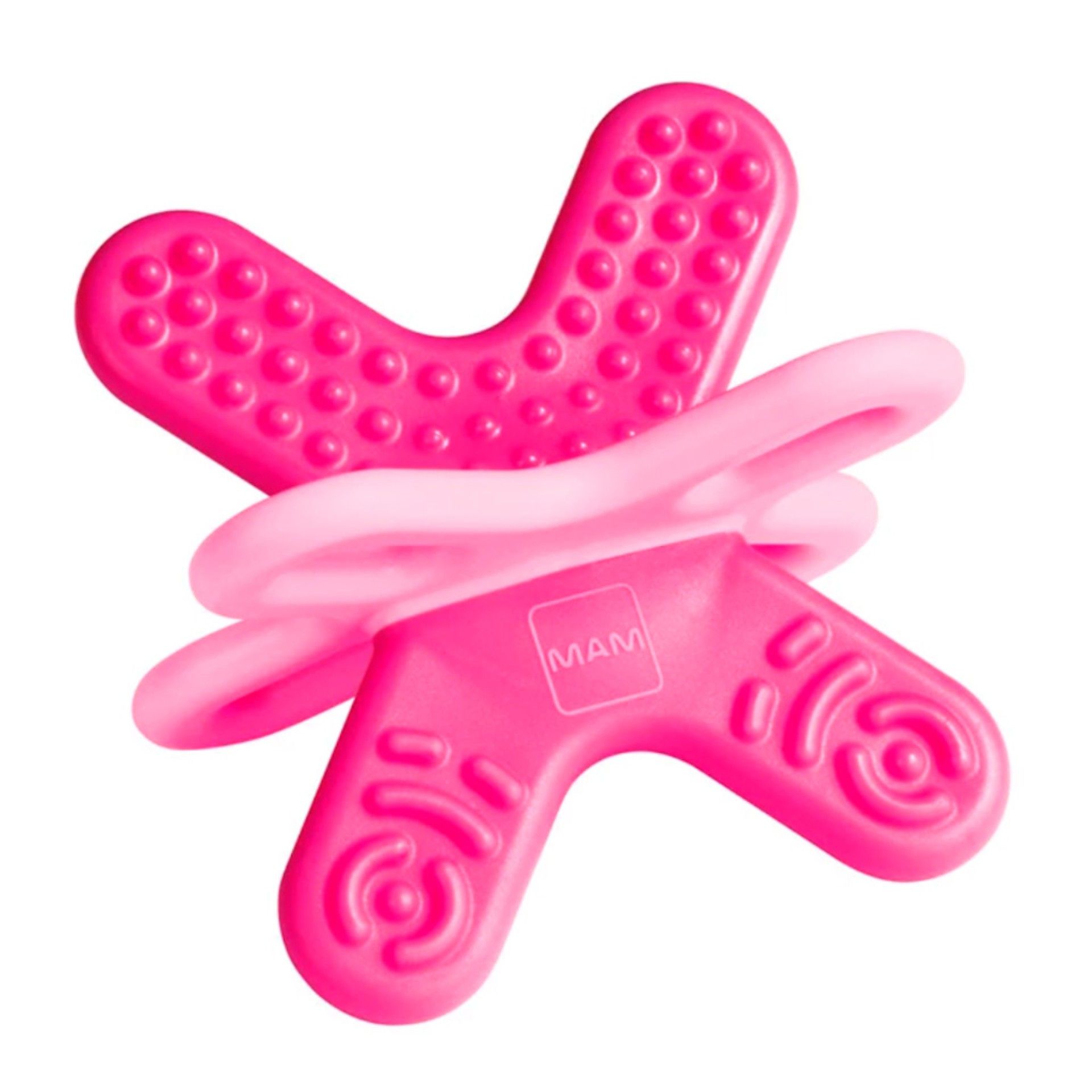 MAM Bite Relax Mini Mordedor Rosa com Caixa Fase 2