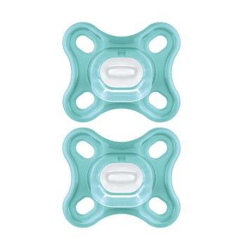 MAM Comfort Chupeta Silicone Neutro 0m+ 2un