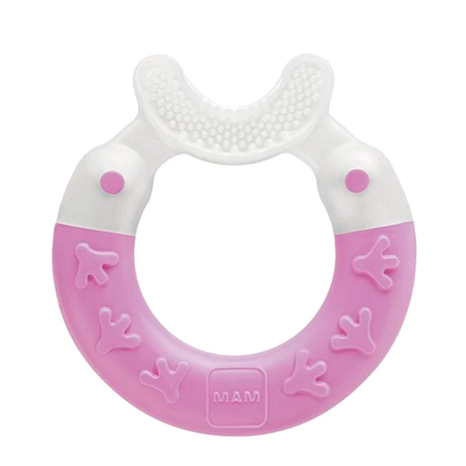 MAM Bite Brush Mordedor Dentes Rosa 3m+