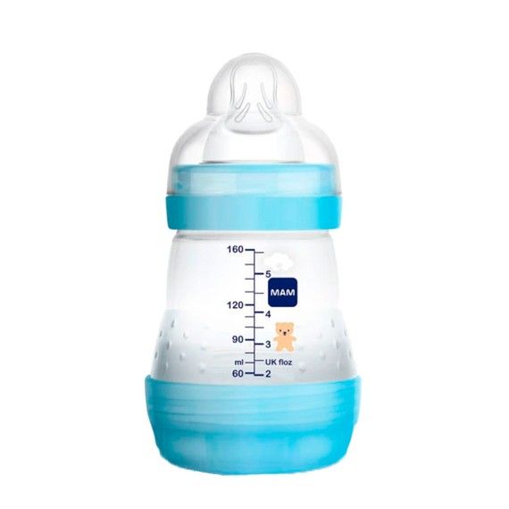 MAM Easy Start Bibero Anticlica 160 ml Azul 0m+