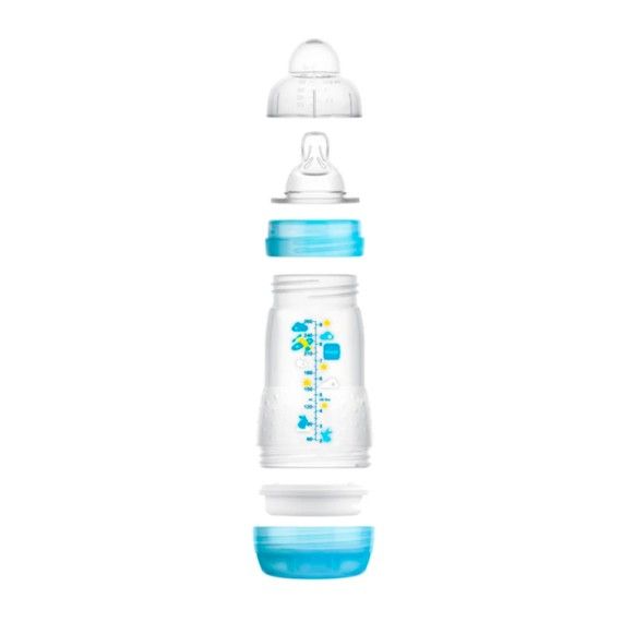 MAM Easy Start Bibero Anticlica 160 ml Azul 0m+