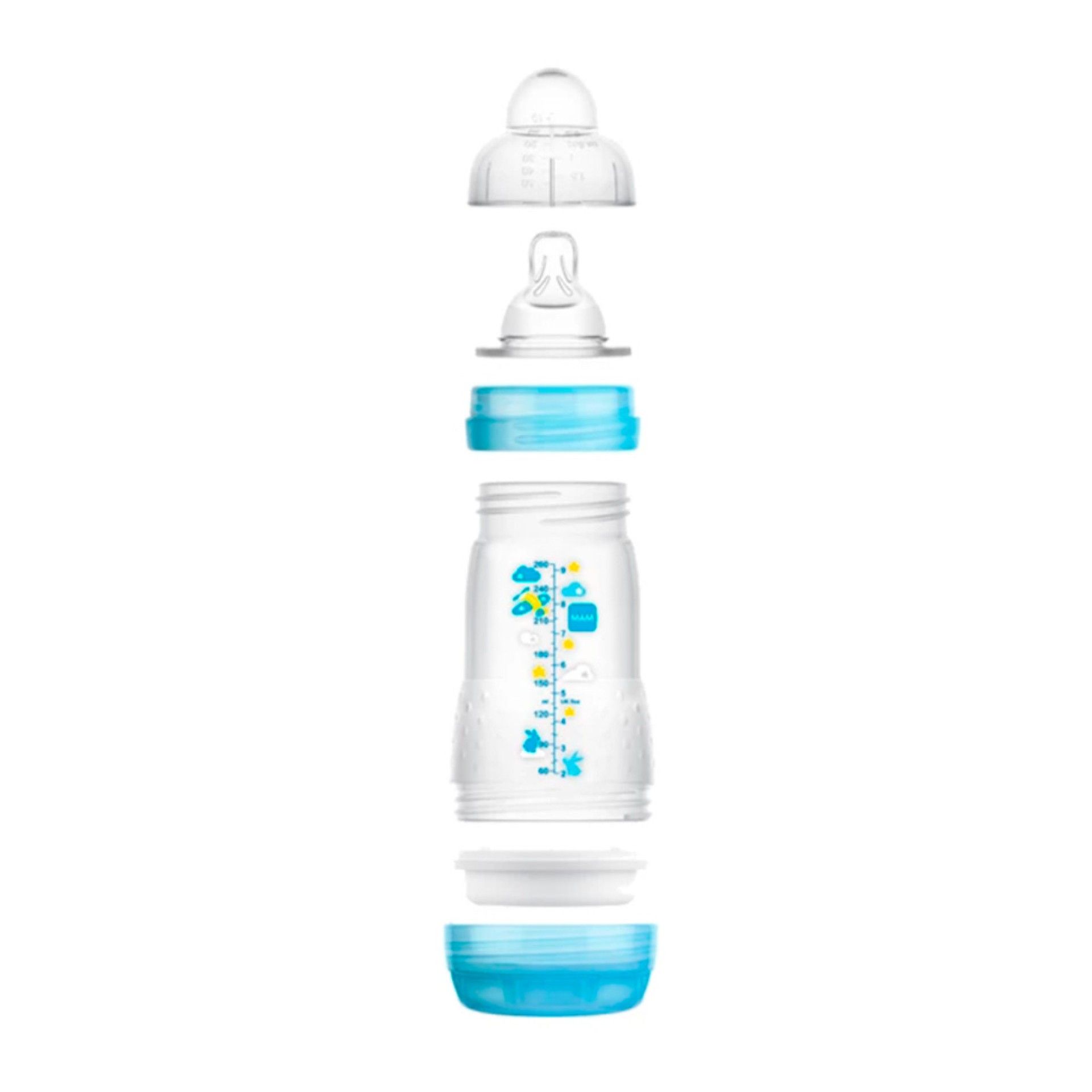 MAM Easy Start Biberão Anticólica 160 ml Azul 0m+